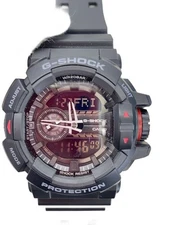 CASIO G-SHOCK Quartz Analog-Digital Watch Black Rugged Excellent JAPAN