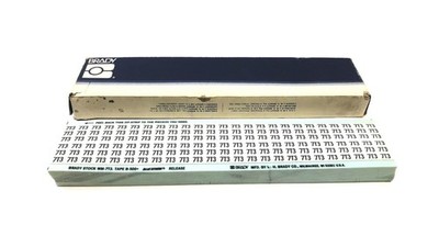 Brady Box of (23) B-500 7T3 Wire Marker Label Cards WM-7T3 NOS