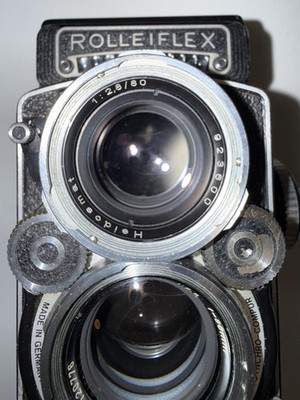 Rolleiflex 2.8f White Face Zeiss Planar 80mm | eBay