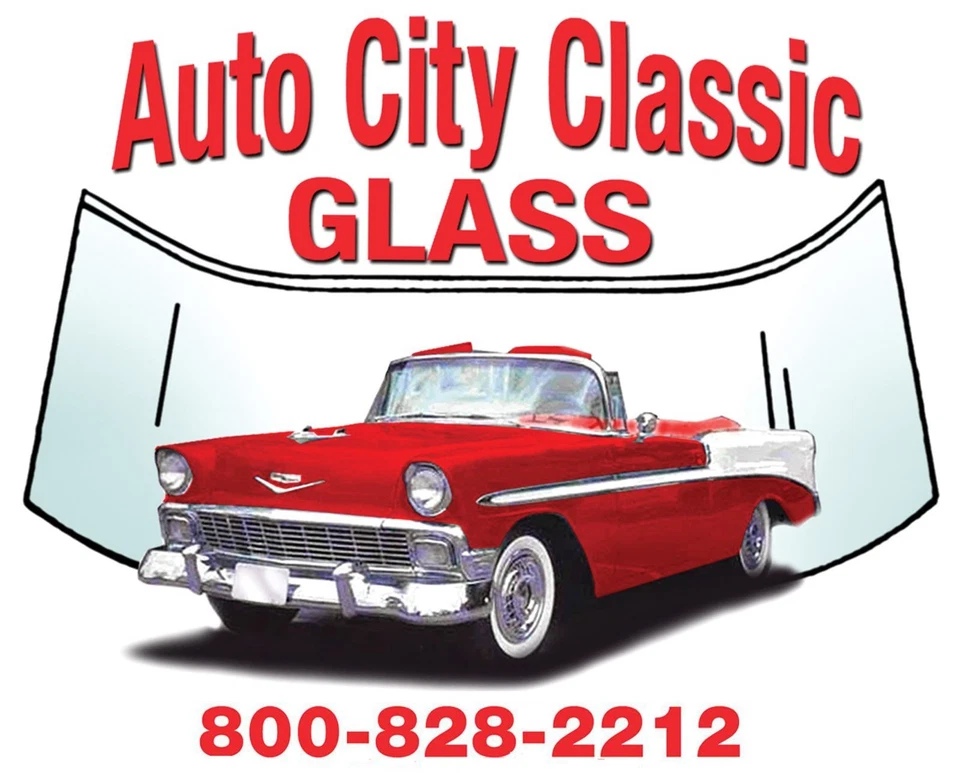 1956 Ford Pickup Door Glass F100 and Panel Model 82 Truck LH or RH Clear - Image 4 of 4