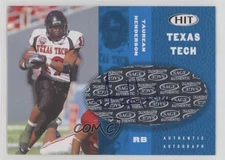 2006 SAGE Hit Auto Blue Taurean Henderson #A19 Rookie Auto RC