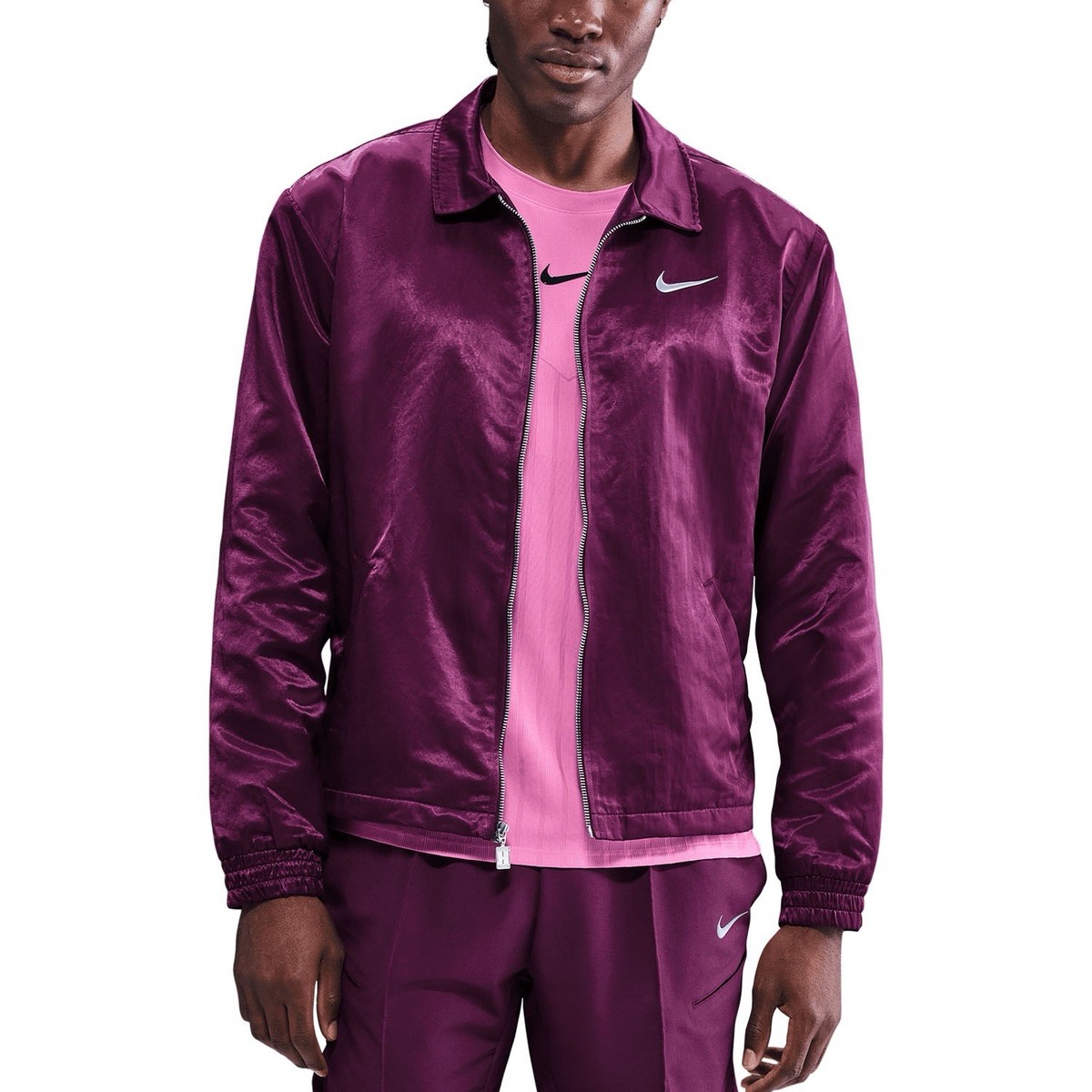 【新品未使用】　on パープルCourt Jacket NWT Nike Court Slam US Open Jacket Large Jannik Sinner Carlos