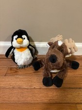 Webkinz GANZ Penguin  Moose Plush No Code
