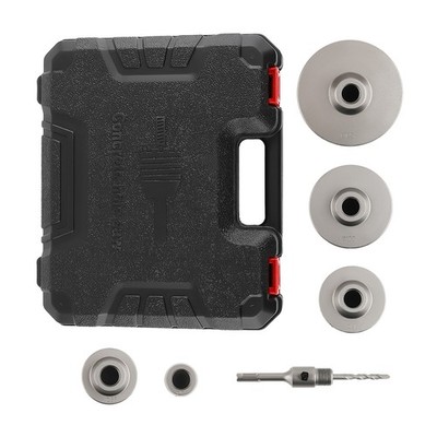 6PCS Concrete Hole Saw Kit 5 Inch SDS Plus Drill Bits for Brick 40 125mm New