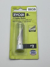 Ryobi #2 Hobby Blades 5 Piece Precision Craft Replacement Blades Made in USA New