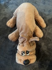 Vintage 1985 Tonka Pound Puppies 18" Plush Dog Tan Brown Stuffed Animal Large