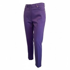 Gianni Versace Versus Vtg 1990  s Purple Cotton Pants Italy Y2K Rare US 30 IT 46