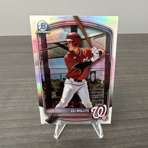 Eli Willits [Image Variation] #BDC-1 2025 Bowman Draft Chrome card