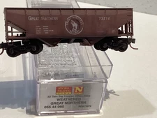 MICRO TRAINS 05544060 055 44 060 GREAT NORTHERN GN WEATHERED 33' TWIN HOPPER  N