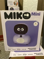 Miko Mini: STEM Interactive Adaptive Learning AI-Powered Robot for Kids - Purple