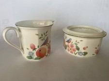 Villeroy & Boch Gallo Design Orangerie Zuckerdose ohne Deckel und Milchk&auml;nnchen