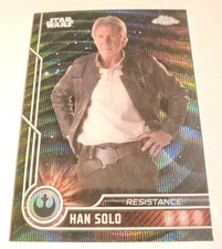2023 Topps Chrome Star Wars Han Solo Resistance Refractor Card #52