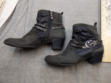 Tamaris Boots Womens 9 40 Gray Synthetic Ankl...