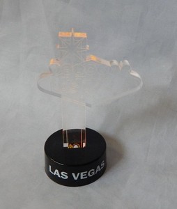 Small Lighted Flashing Welcome to Las Vegas Sign