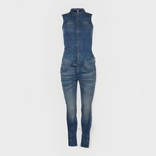 G-Star RAW MIDGE DUMONT ZIP SUIT SLANDER BLUE SUPERSTRETCH MEDIUM AGED M