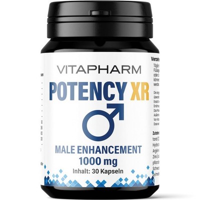 Potency XR XXL 1000mg Männer hochdosiert Lustpille EXTRA STARK SEX Testosteron