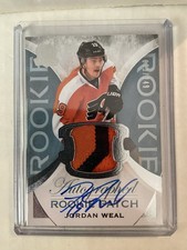 2015-16 Upper Deck The Cup /249 Jordan Weal #155 RPA Rookie Patch Auto RC