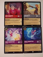 Disney Lorcana Cinderella 4 Card Lot Common