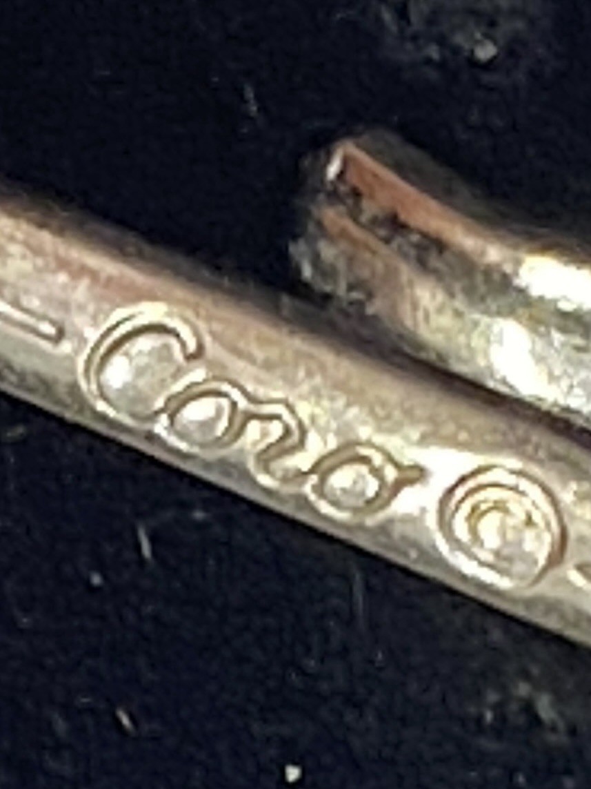 Signed Coro Silver Link Panel Necklace 1960’s App… - image 2