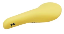 Porkchop BMX VL-1356 railed bicycle seat saddle - VINYL - YELLOW