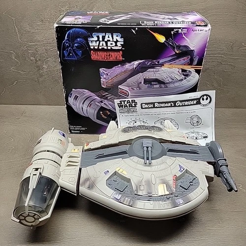 Star Wars Dash Rendar's Outrider Vehicle Shadows of the Empire 1996 Purple Box