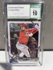 Shohei Ohtani 2018 Bowman Chrome  Rookie Card PSA BGS CGC 10 Pristine 🔥 POP 1