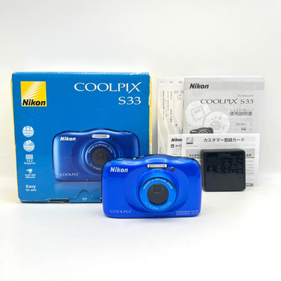 Nikon COOLPIX S33 Digital Camera - Blue | eBay