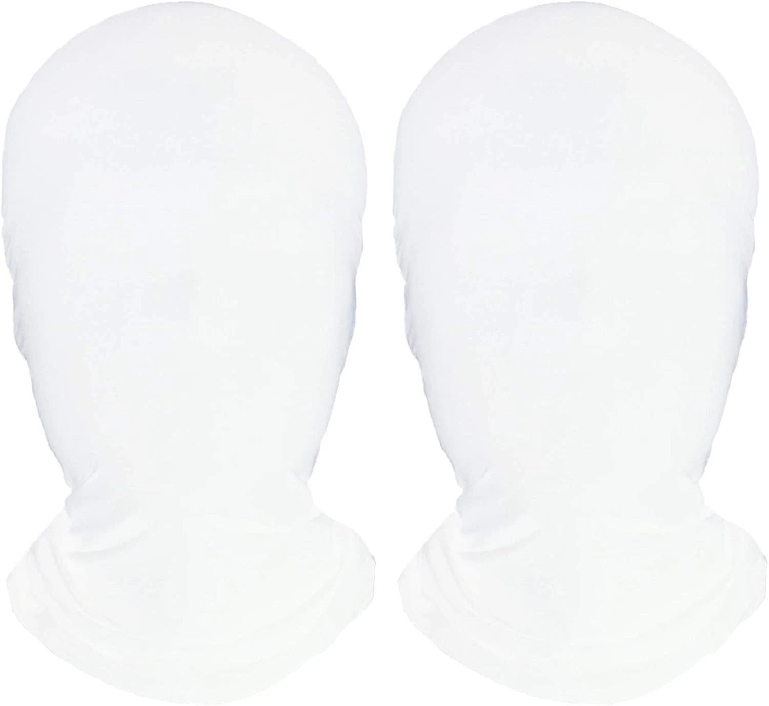 2-Piece Full Face Mask Set - Breathable Spandex Hood for All Occasions