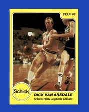 1985-86 Star Schick Set-Break # 23 Dick Van Arsdale NM-MT OR BETTER *GMCARDS*