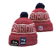 New England Patriots New ERA Beanie Winter Hat Cap 2025 Sideline Free Shipping