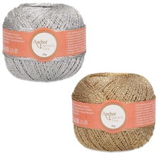 Anchor Metallic Fine Crochet - Filo metallico fine per uncinetto