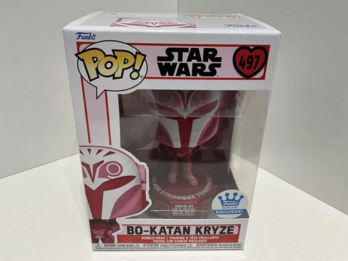 FUNKO POP STAR WARS BO-KATAN KRYZE VALENTINE’S FUNKO EXCLUSIVE BOBBLE-HEAD