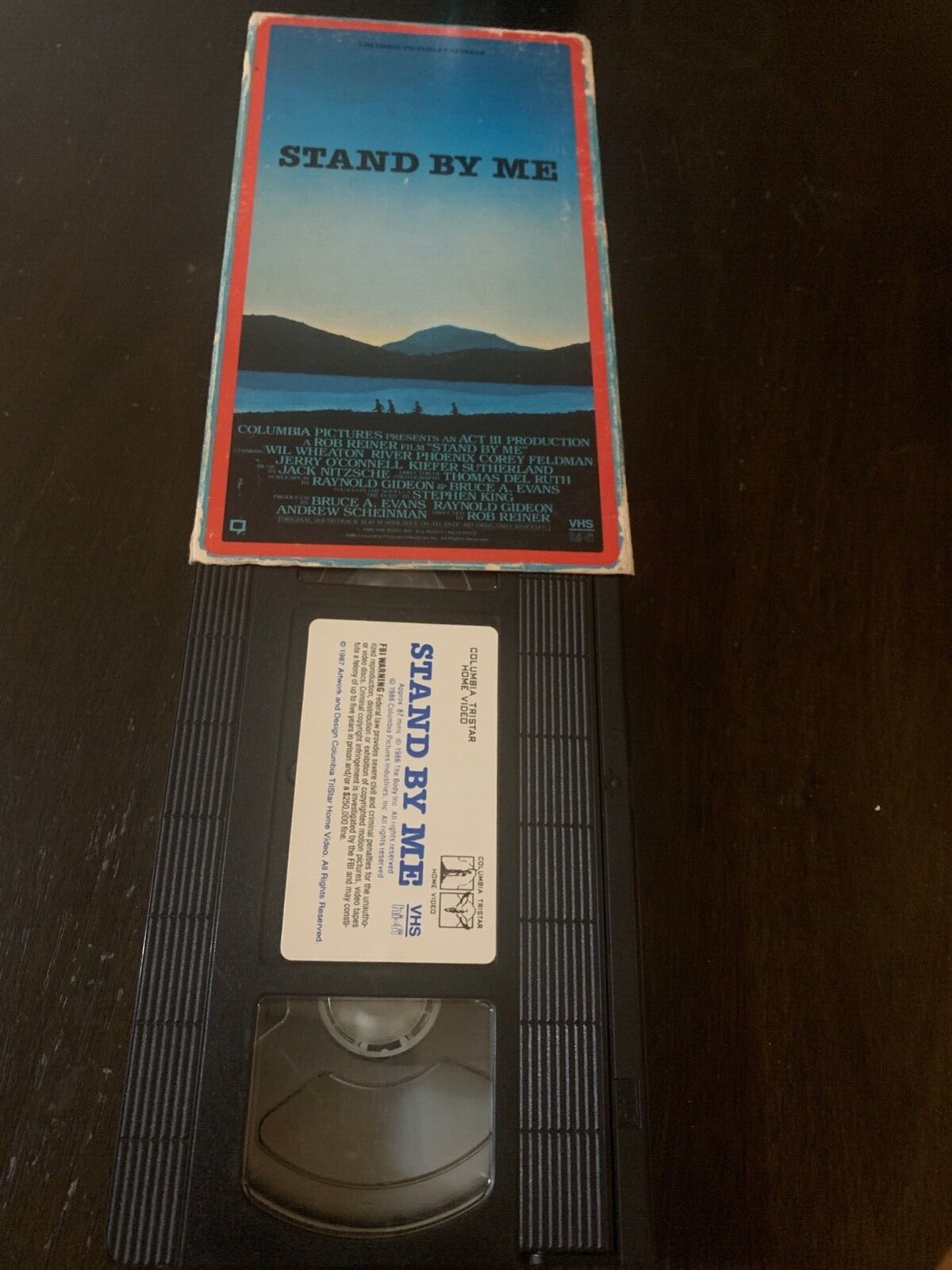 STAND BY ME VHS COREY FELDMAN RIVER PHOENIX STEPHEN KING 1st VHS