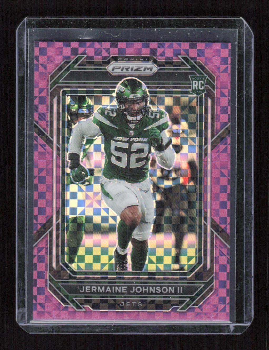 2022 Panini Prizm #375 Jermaine Johnson II RC Purple Power Prizm #'d /49