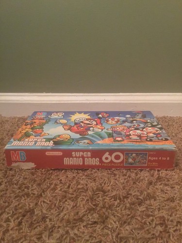 Vintage 1988 Milton Bradley Nintendo Super Mario Bros. 60 Piece Puzzle - Picture 4 of 7