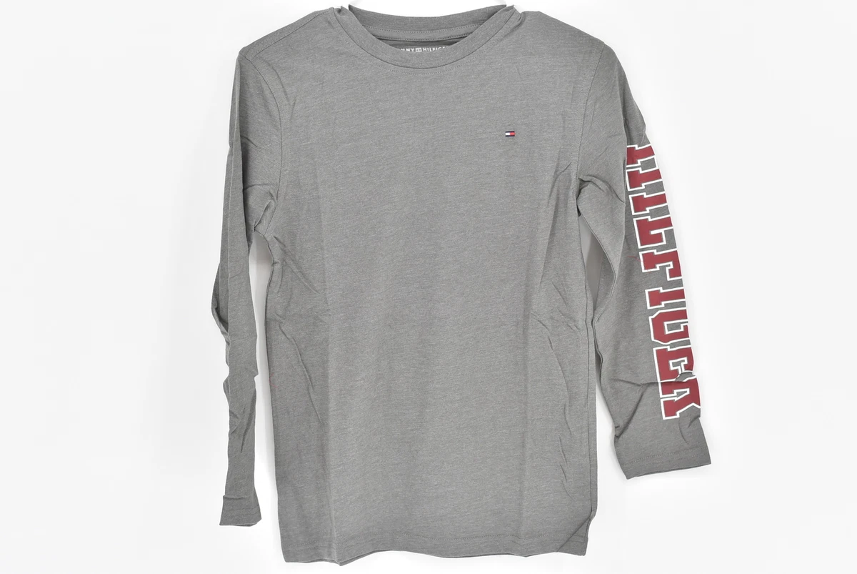 tommy hilfiger grey long sleeve