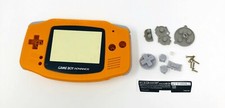 GBA Nintendo Game Boy Advance Replacement Housing Shell Screen Lens Orange