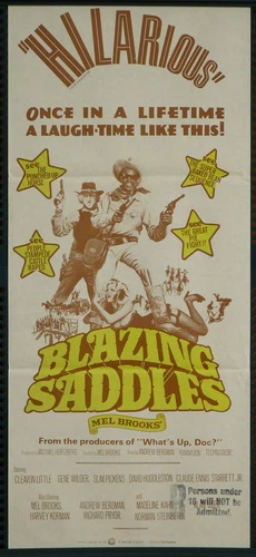 Blazing Saddles - original daybill (UNUSED)