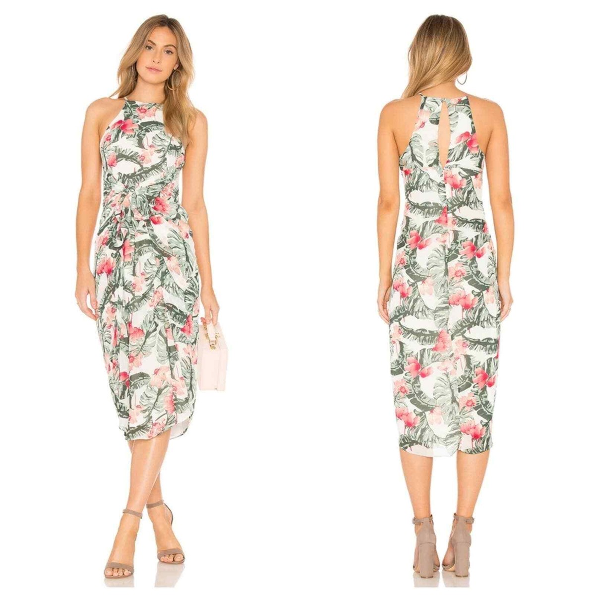 white midi dress with straps Eternal Flame Pearl Strap Midi Dress Off White