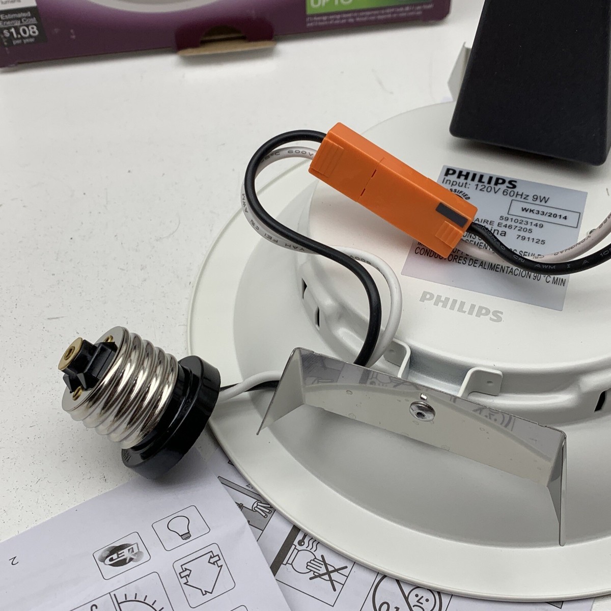 Philips LED Recessed Retrofit Trim for 6