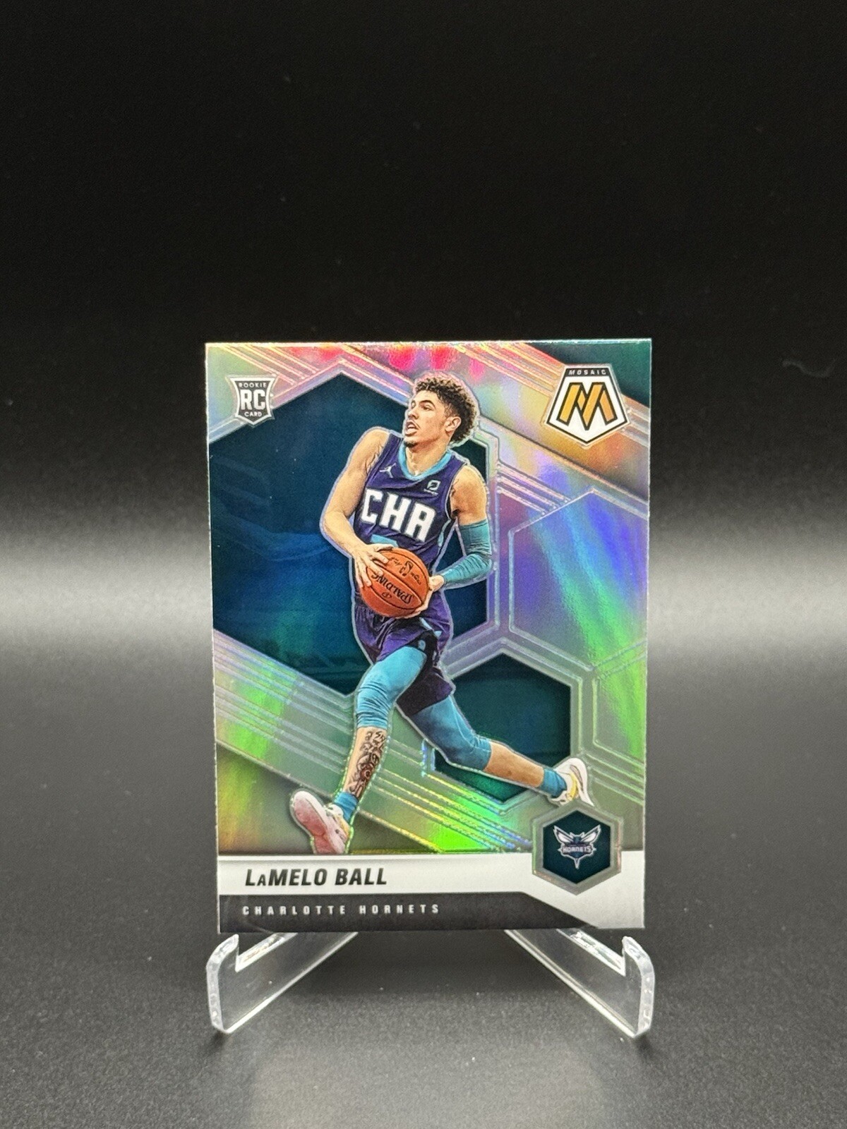 2020-21 Panini Mosaic - Rookie Silver Prizm #202 LaMelo Ball (RC)