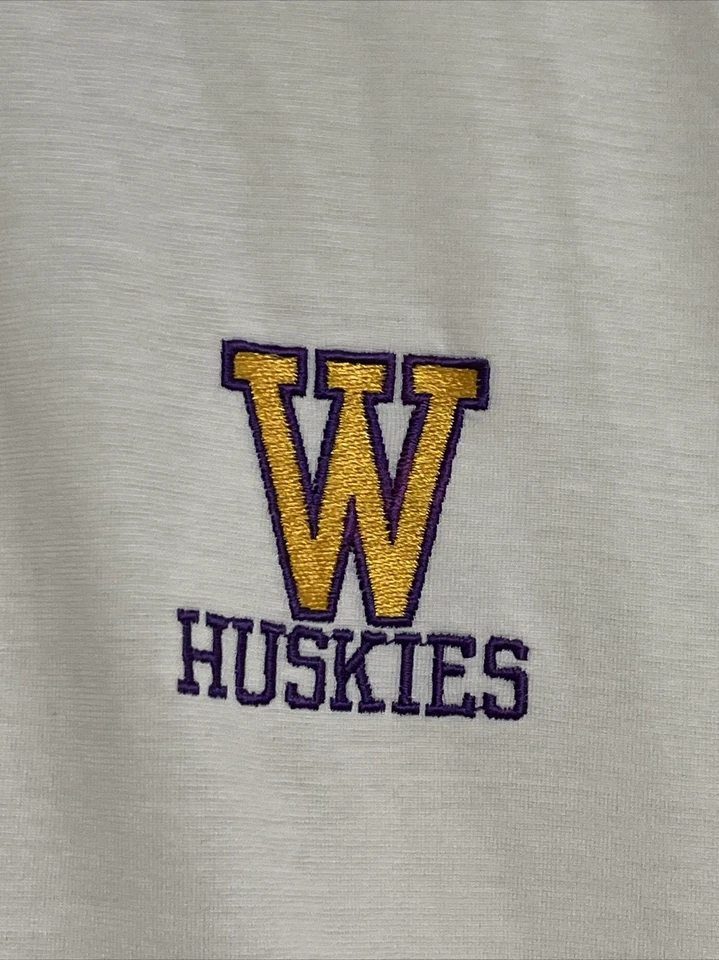 Винтажная футболка-поло Washington Huskies хаски UW футбол бейсбол 70-е - 80-е XXL - Изображение 3 из 4