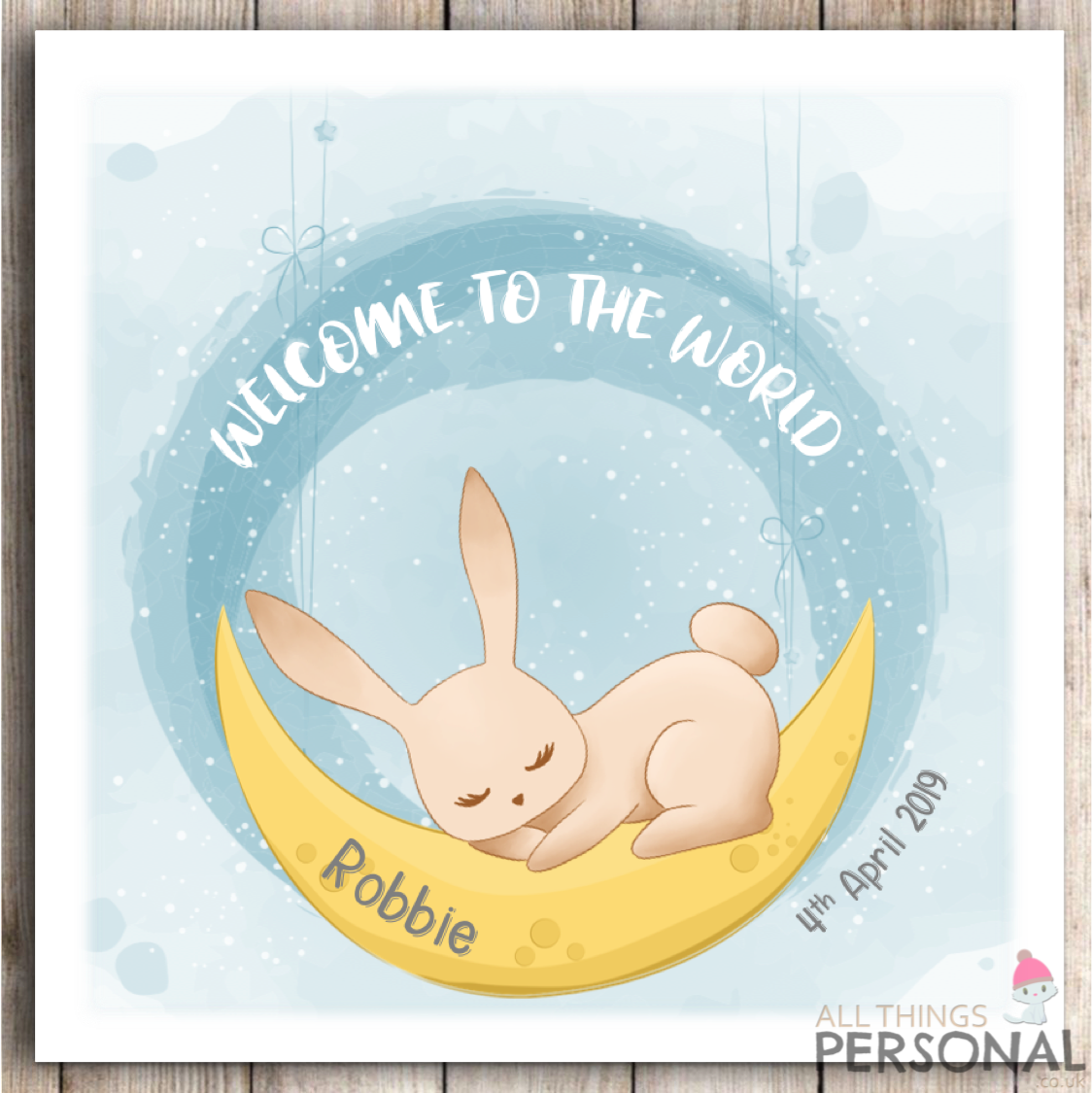 New Baby Boy Card Welcome to the World Congratulations Parents It's a Boy Card