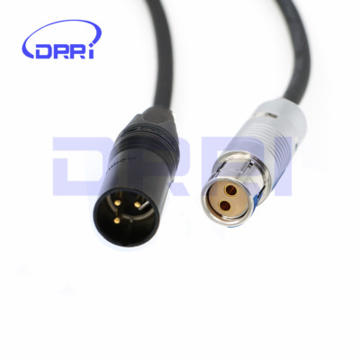Câble D'alimentation 4-Pin XLR Mâle Vers 2-Pin Fischer Femelle - Pour Caméras Arri Alexa - Neuf