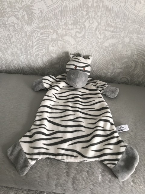 zebra baby comforter