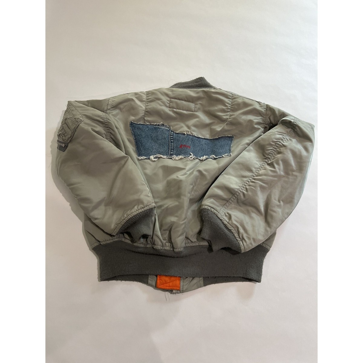 Alpha Industries Men's MA-1 Flight Bomber Jacket in Gun Alpha Industries Men's MA-1 Flight Bomber Jacket in Gun