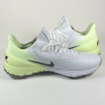 Nike Air Zoom Infinity Tour Flyknit Golf Shoes White/Volt CT0540