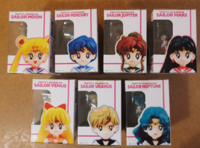 Sailor Moon Figure SET Tamashi Buddies Neptune Mars Jupiter Mercury Uranus Venus