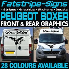 to fit PEUGEOT BOXER GRAPHICS STICKERS STRIPES DAY VAN CAMPER MOTORHOME SWB MWB