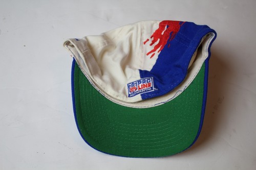 Sombrero de Colección New York Giants Pintura Salpicaduras Logo Atlético NFL Pro Line Talla 7 1/8 - Imagen 6 de 10